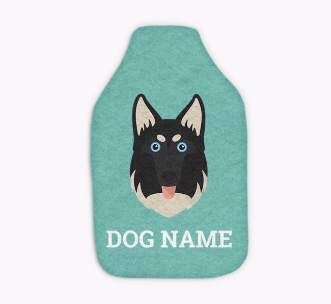 Name And Icon: Personalised {breedFullName} Hot Water Bottle